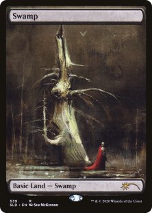 Swamp (#539) (Artist Series: Seb McKinnon) (foil) (full art)